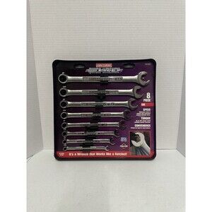 Craftsman Quick Wrench Set 942358 8 Pc SAE VA USA 3/4" to 5/16" Made in USA VTG